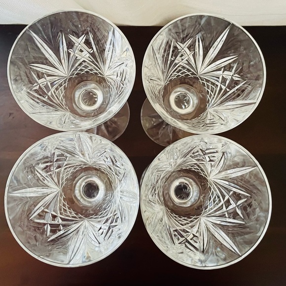 Four Mint Condition  Villemont by Cristal D'Arques-Durand Wine Glasses - Picture 4 of 5